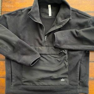 Alo black fleece